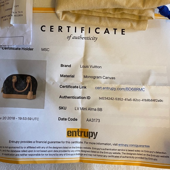 ❌SOLD❌Louis Vuitton: Alma BB Monogram - Picture 11 of 16